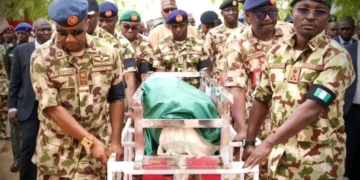 Nigerian Army Honours Fallen Soldiers as Braimah, Others Buried in Maiduguri Nigerian Army
