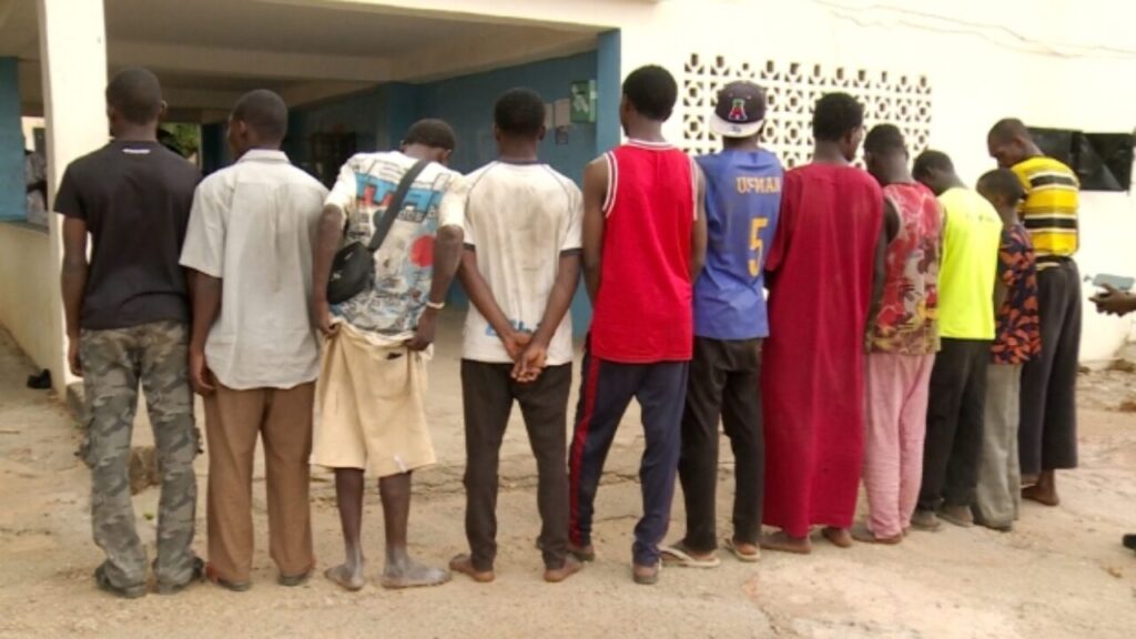 Plateau Police Parades Suspects