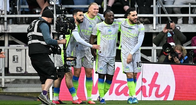 Haaland scores in Burnley vs Manchester City game