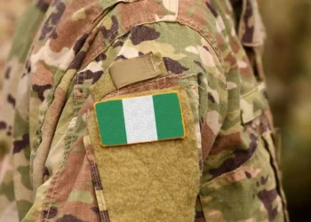 Nigerian soldier in uniform