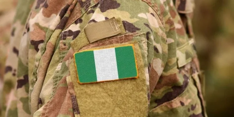 Nigerian soldier in uniform