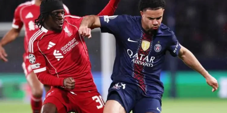 PSG Beat Liverpool 2-0 in Champions League Clash PSG vs Liverpool