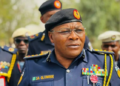 The Controller-General of the Federal Fire Service, Olumode Adeyemi.