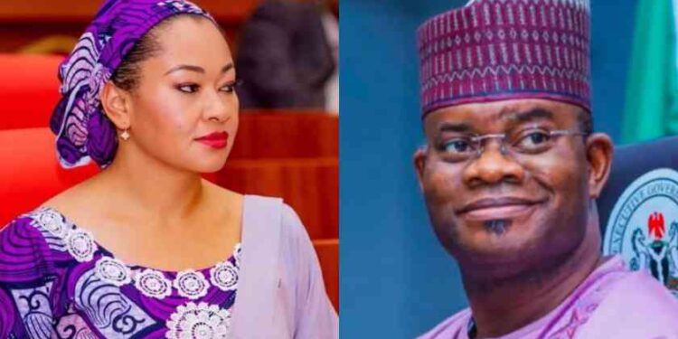 Yahaya Bello and Senator Natasha