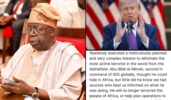 Tinubu Confirms Killing of ISIS Commander in Nigeria-US Operation Tinubu Confirms Killing of Top ISIS Commander