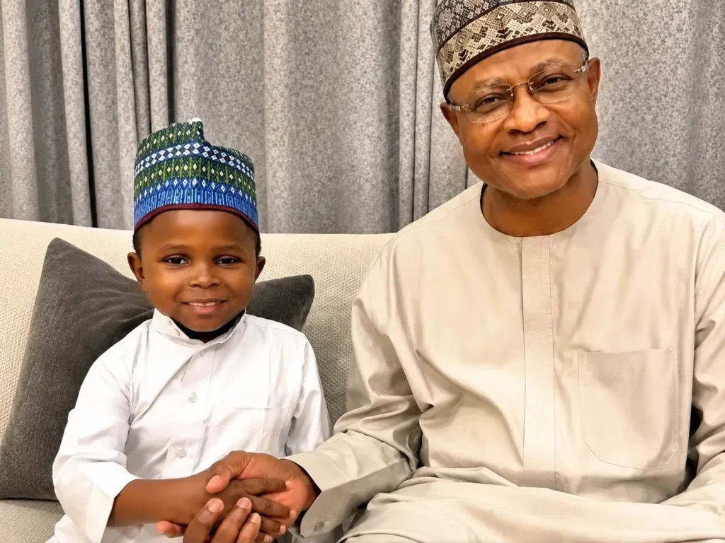 Young APC Aspirant Sparks Reactions Mohammed Sadis Buba, a 30-year-old aspirant from Kaduna State with His State Governor