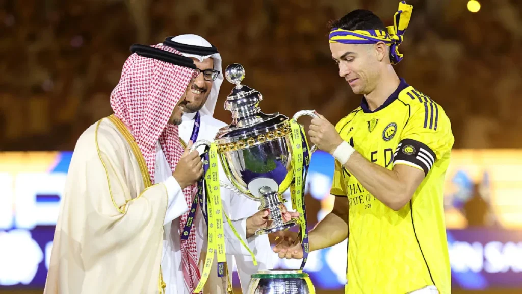 Ronaldo Ends Trophy Wait With Al Nassr Ronaldo's First Saudi Title With Al Nassr