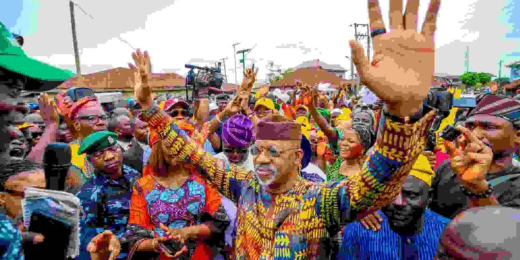 Abiodun Wins Ogun East APC Senatorial Primary Dapo Abiodun at the Ogun East APC Senatorial Primary Election
