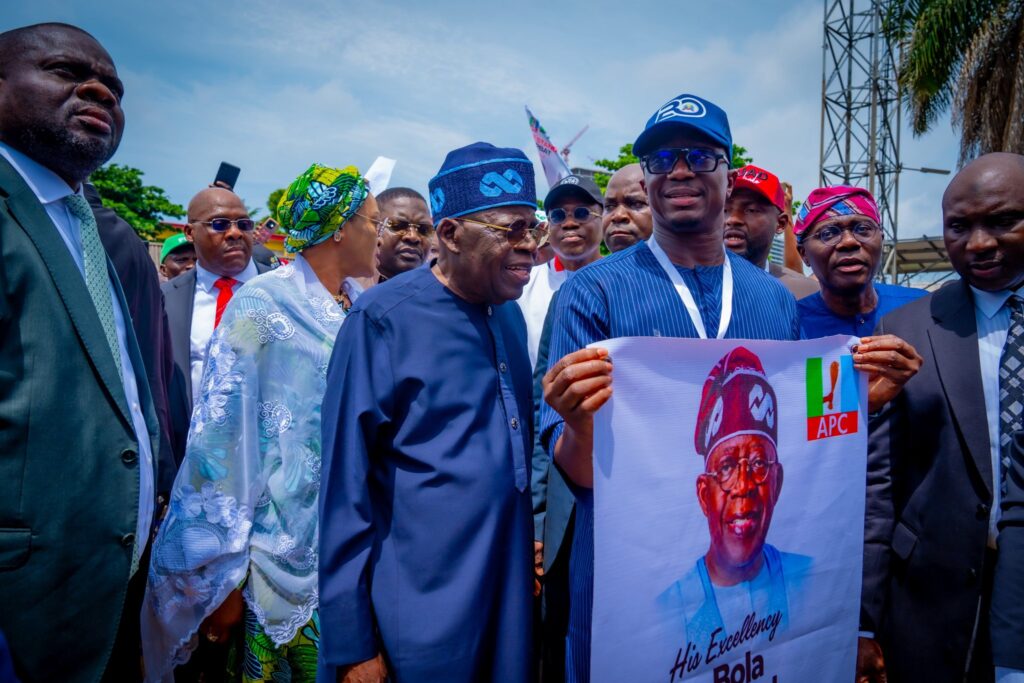 Tinubu Secures APC Presidential Ticket for 2027 After Landslide Primary Victory Tinubu at APC presidential primaries in Lagos