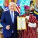 Kayode Presents Letter of Credence to Trump as Nigeria’s US Ambassador Photo of Trump and Are