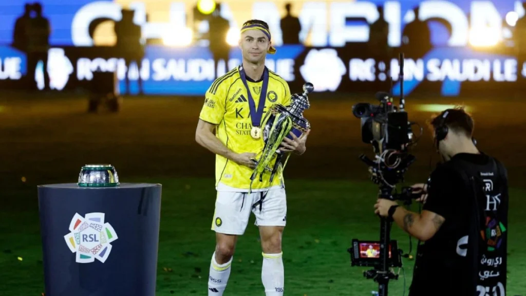 Ronaldo Ends Trophy Wait With Al Nassr Ronaldo's First Saudi Title With Al Nassr