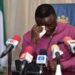 Former Governor of Cross River State, Ben Ayade, Crying.