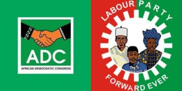 ADC and Labour Party Logo combo