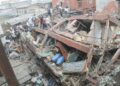Three Storey Building Collapse In Lagos