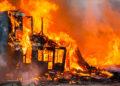 Fire Guts Nigerian Bank