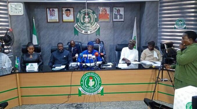 Segun Aina Sworn In as JAMB Registrar JAMB