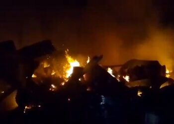 Fire Guts Sokoto Central Market Sokoto